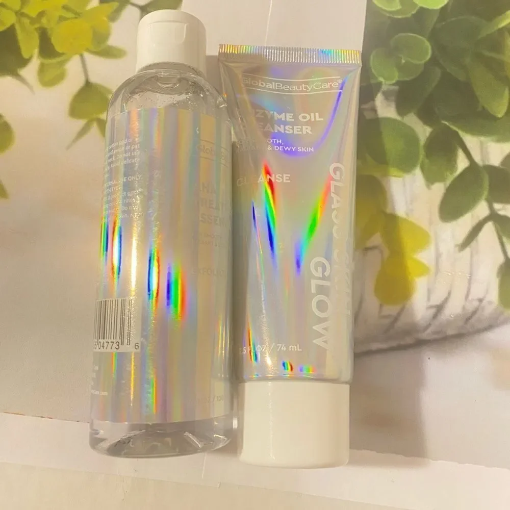 🛍️Global Beauty Care AHA  treatment Essence & Enzyme Oil Cleanser🎊